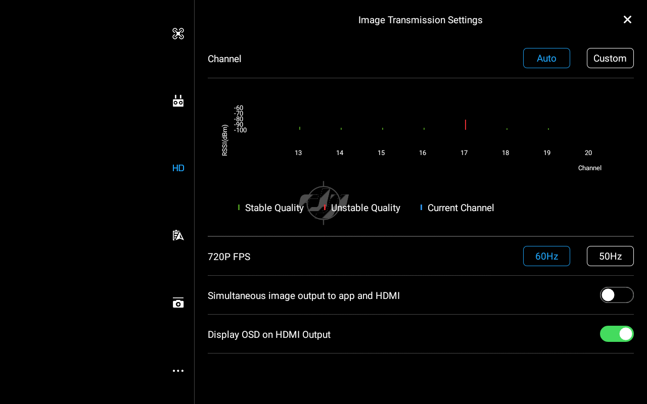 Screenshot - Image Transmission Channels